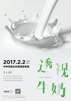 透视牛奶海报