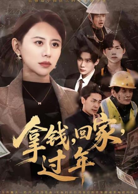 拿钱，回家，过年海报