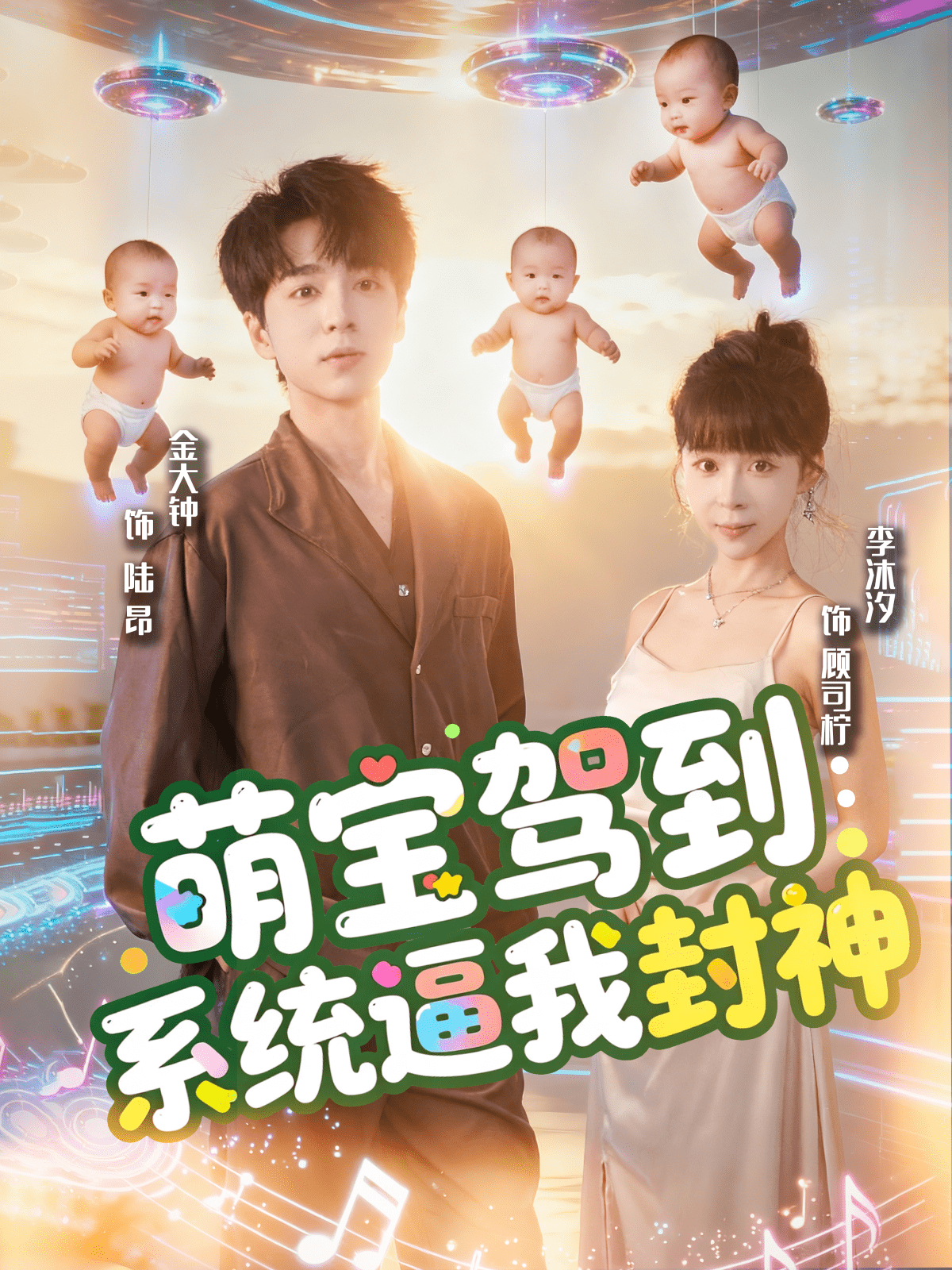 萌宝驾到系统逼我封神海报