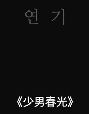 少男春光海报