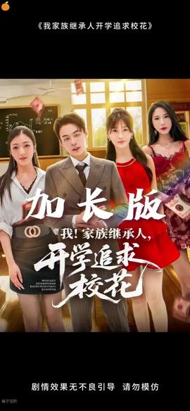我家族继承人开学追求校花海报