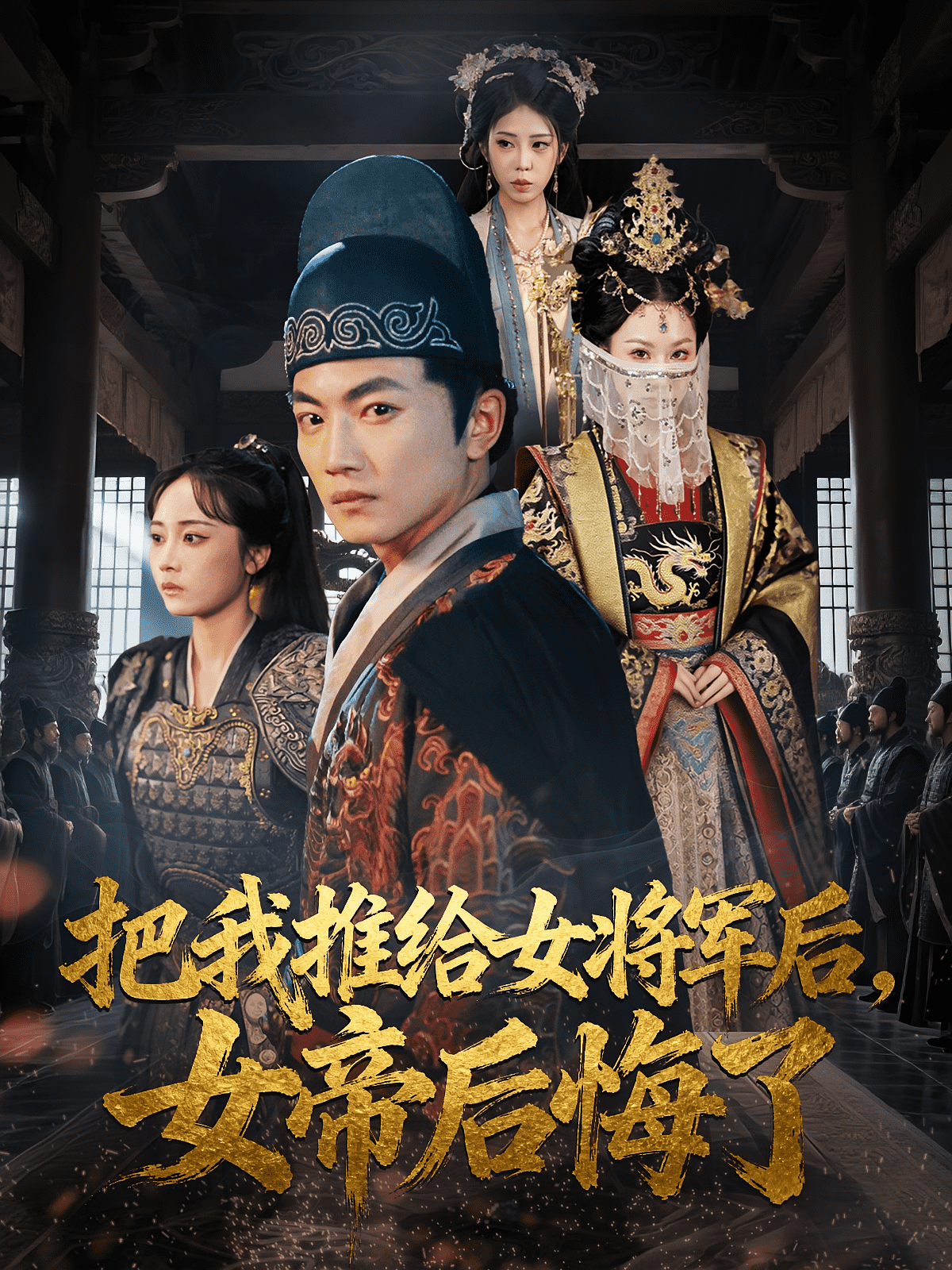 把我推给女将军后女帝后悔了海报