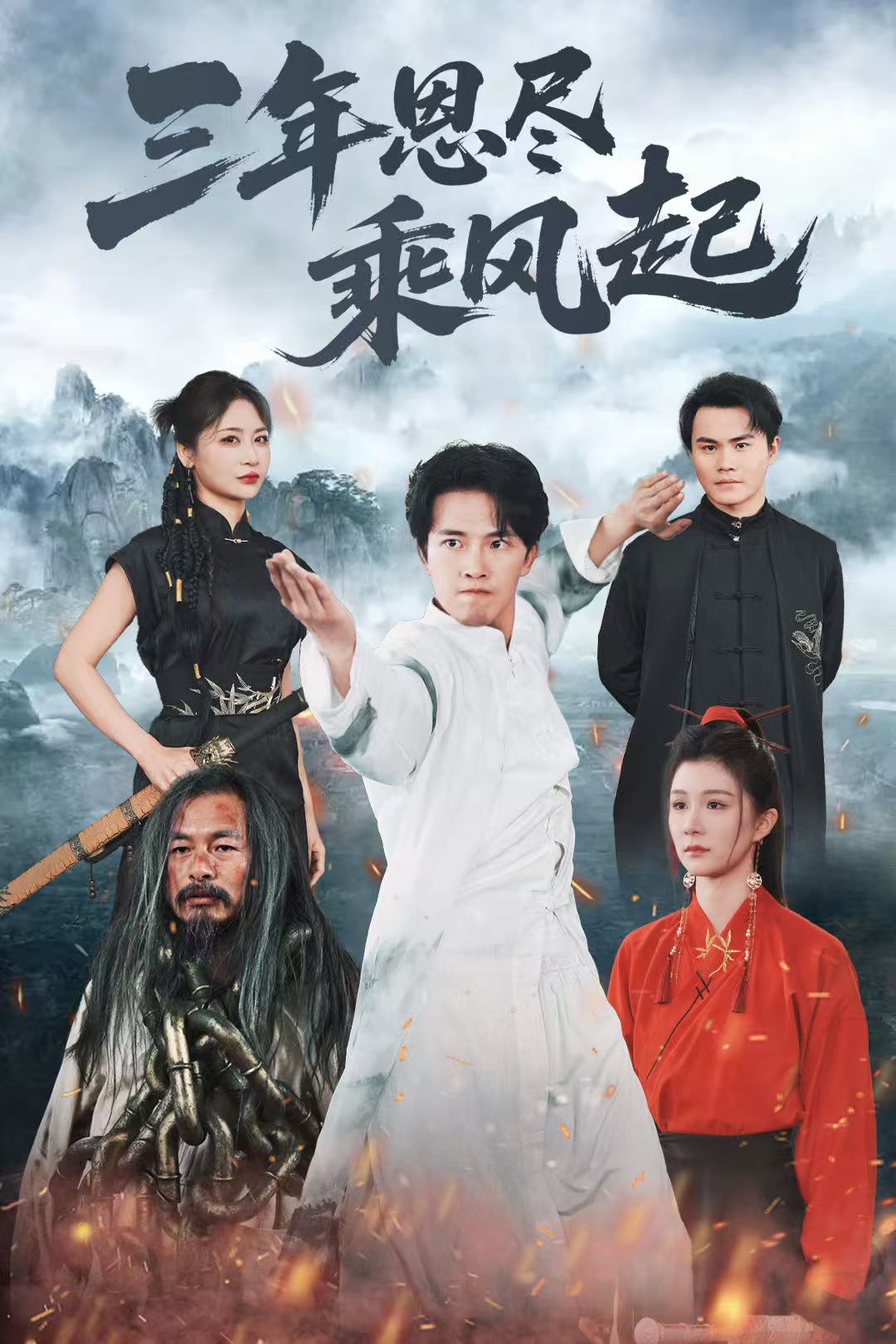 三年恩尽乘风起海报