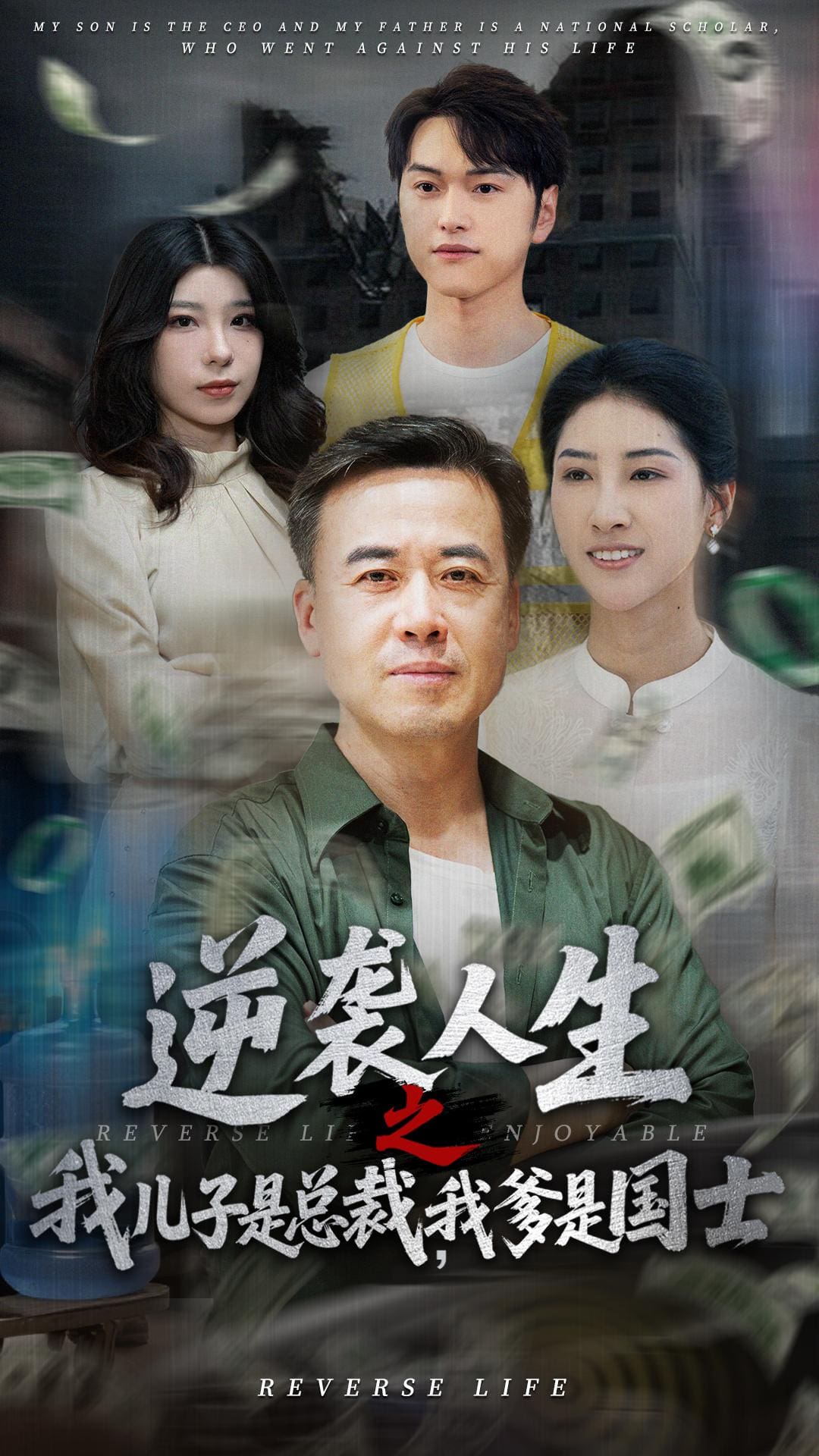 逆袭人生之我儿子是总裁我爹是国士海报