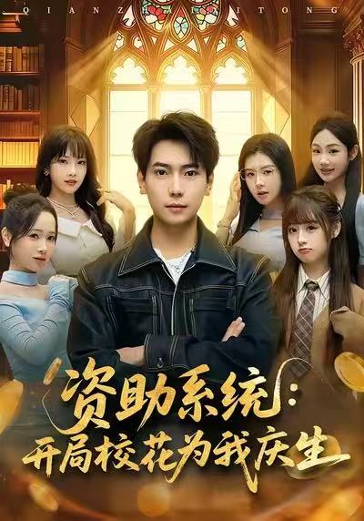 资助系统：开局校花为我庆生海报