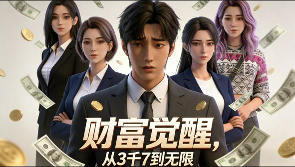 财富觉醒：从3千7到无限海报