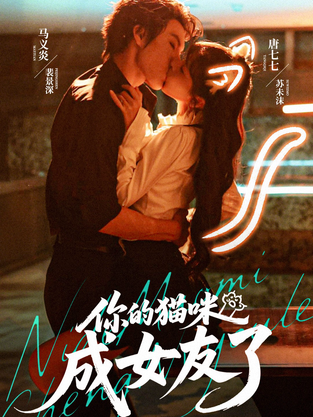 你的猫咪成女友了海报