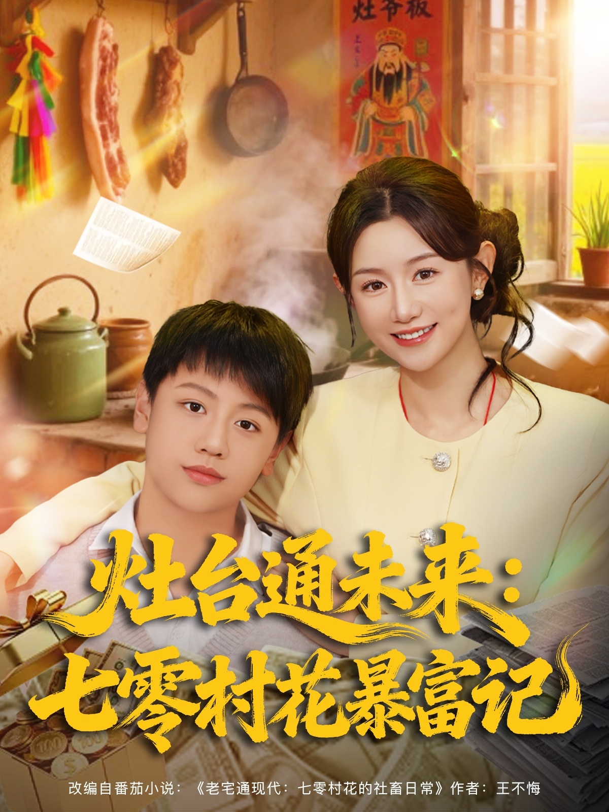 灶台通未来七零村花暴富记海报