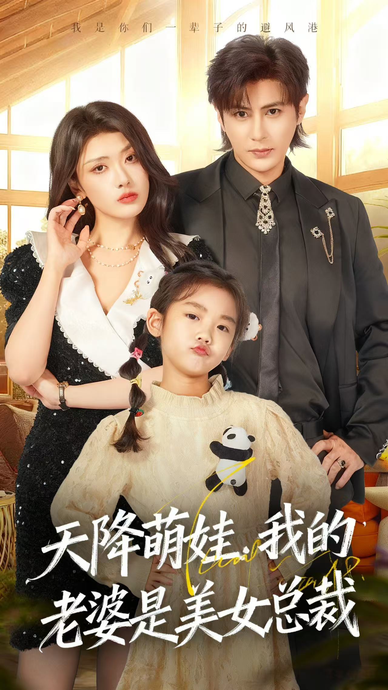 天降萌娃，我的老婆是美女总裁海报