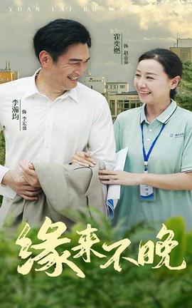 缘来不晚海报