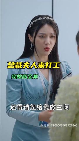 总裁夫人来打工海报