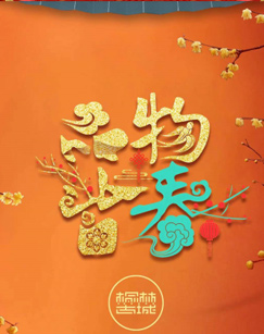 品物皆春与你一起过大年海报