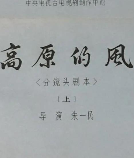 高原的风海报