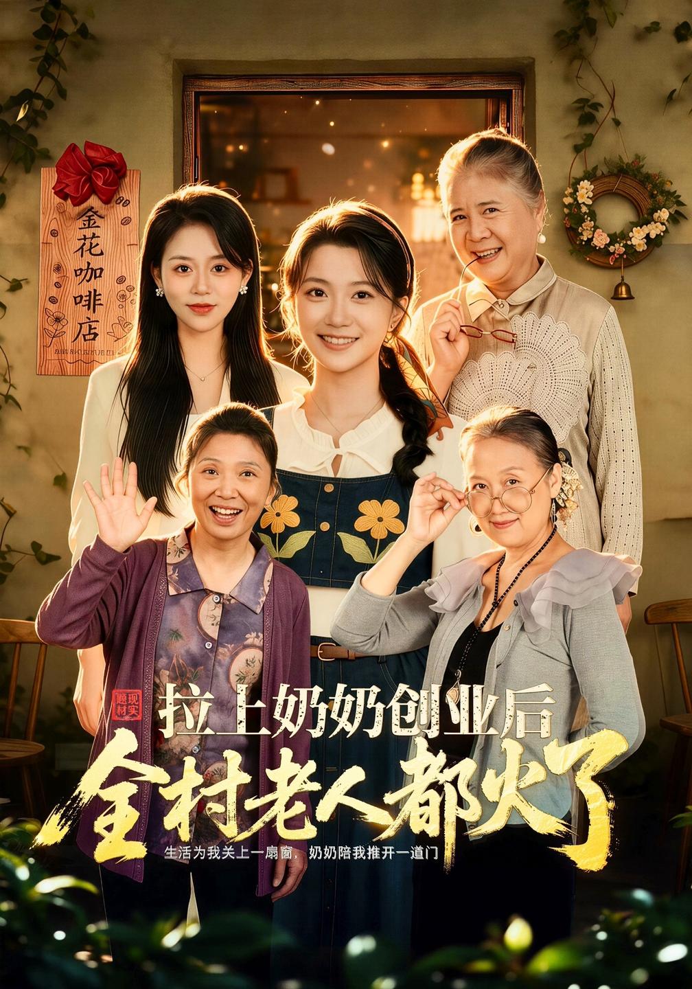 拉上奶奶创业后全村老人都火了海报