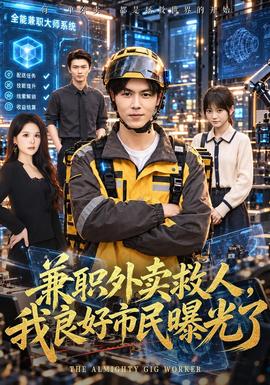 兼职外卖救人，我良好市民曝光了海报